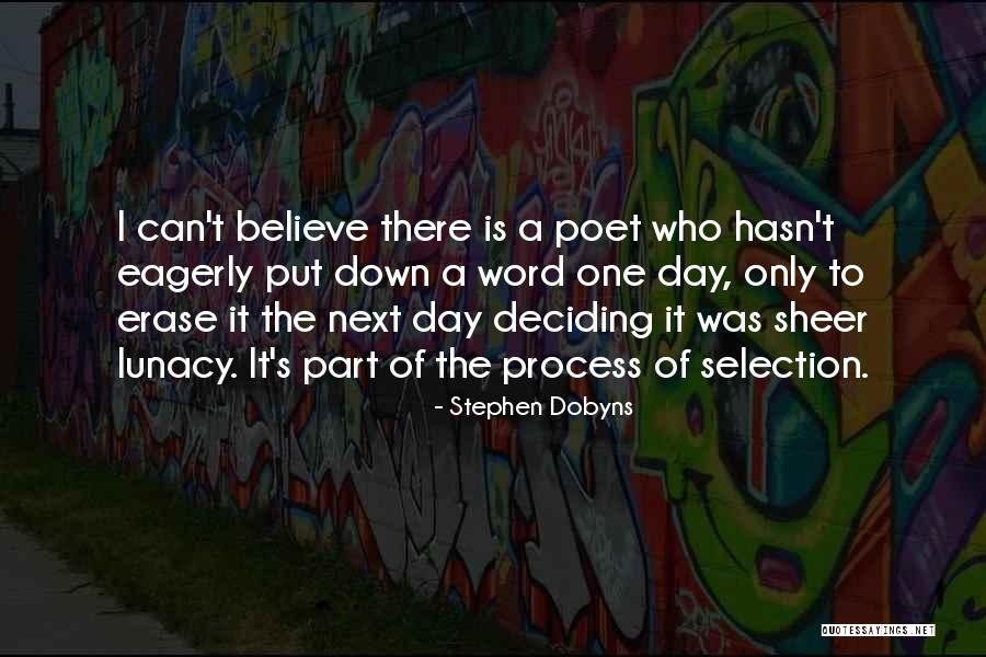 Selection The One Quotes By Stephen Dobyns Selection The One Quotes By Stephen Dobyns