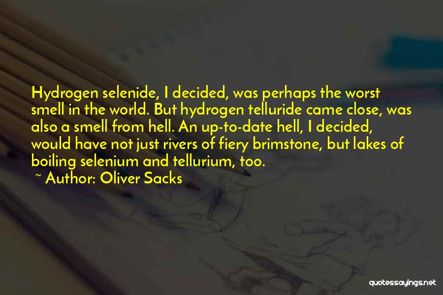 Selenium Quotes By Oliver Sacks