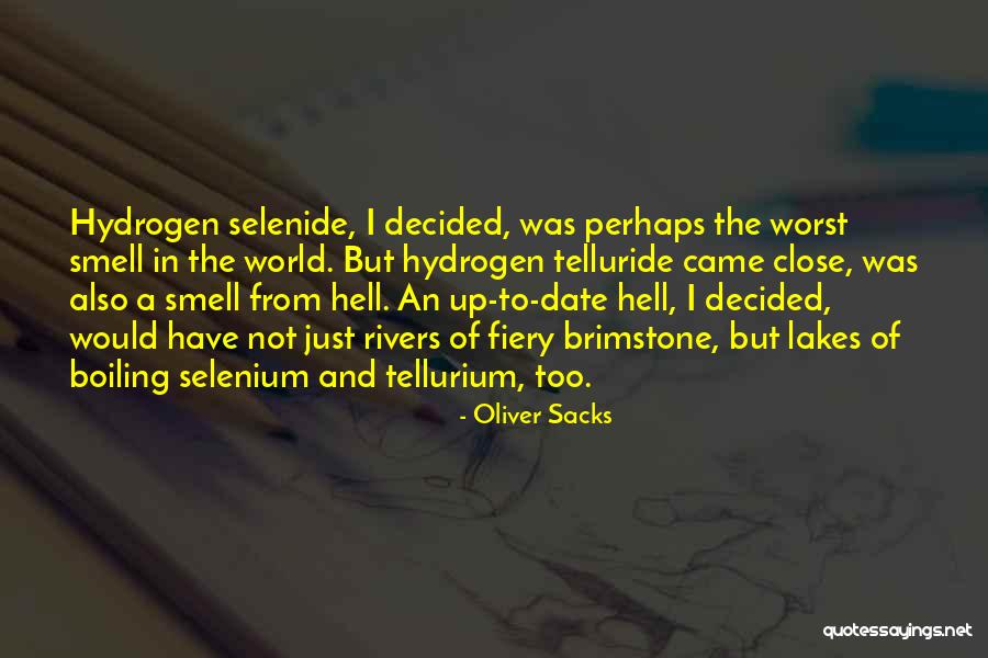 Selenium Quotes By Oliver Sacks