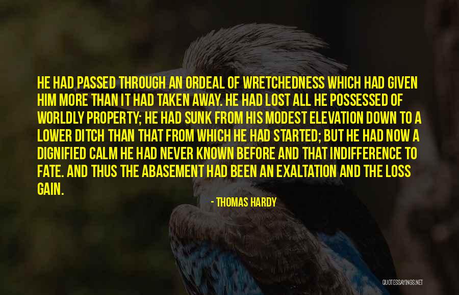 Self Abasement Quotes By Thomas Hardy Self Abasement Quotes By Thomas Hardy