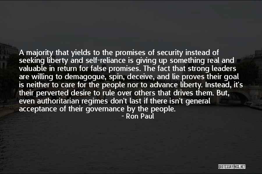 Self Acceptance Quotes By Ron Paul Self Acceptance Quotes By Ron Paul