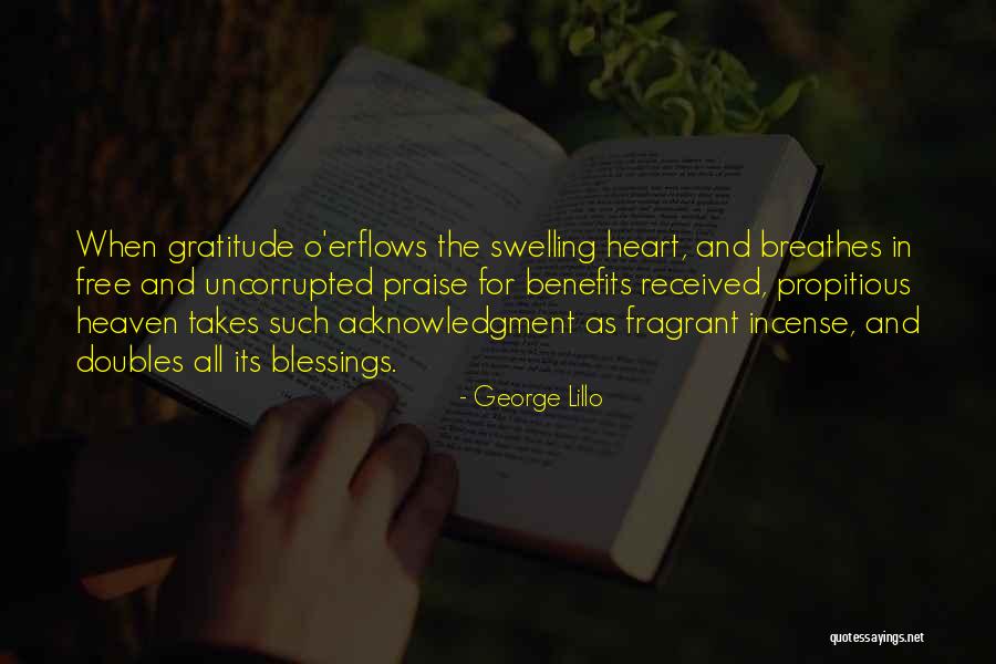 Self Acknowledgment Quotes By George Lillo