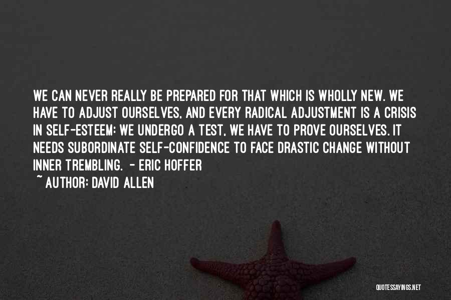 Self Adjustment Quotes By David Allen