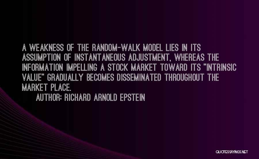 Self Adjustment Quotes By Richard Arnold Epstein