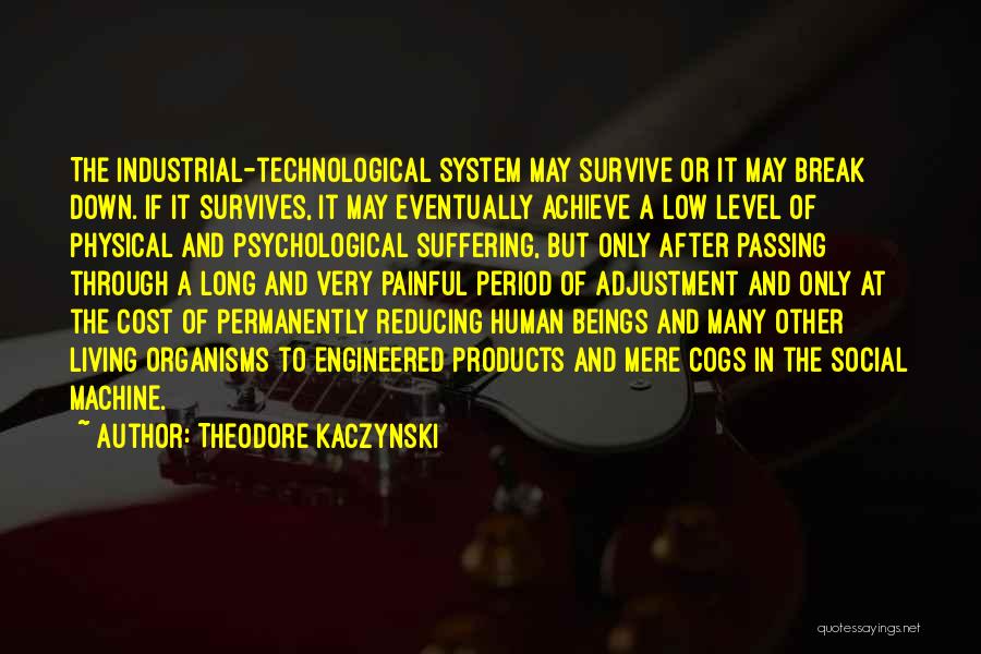 Self Adjustment Quotes By Theodore Kaczynski