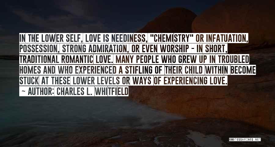 Self Admiration Quotes By Charles L. Whitfield