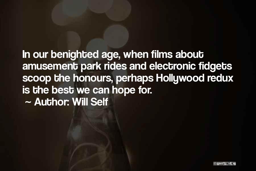 Self Amusement Quotes By Will Self