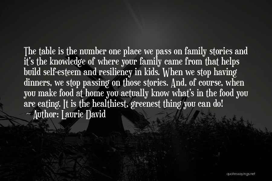 Self And Family Quotes By Laurie David