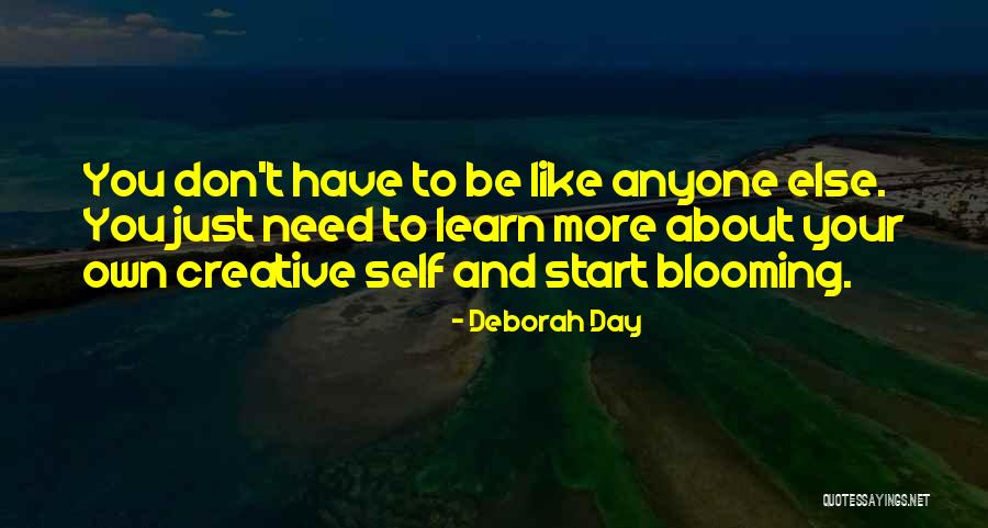 Self And Happiness Quotes By Deborah Day