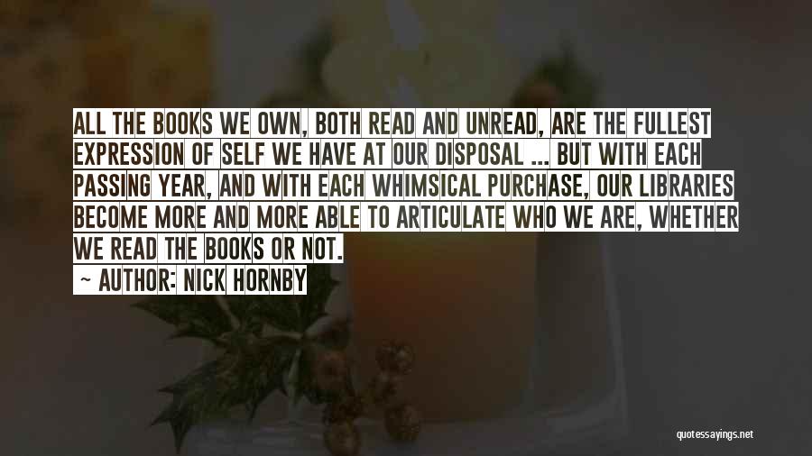 Self And Identity Quotes By Nick Hornby