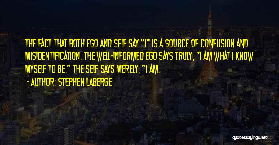 Self And Identity Quotes By Stephen LaBerge