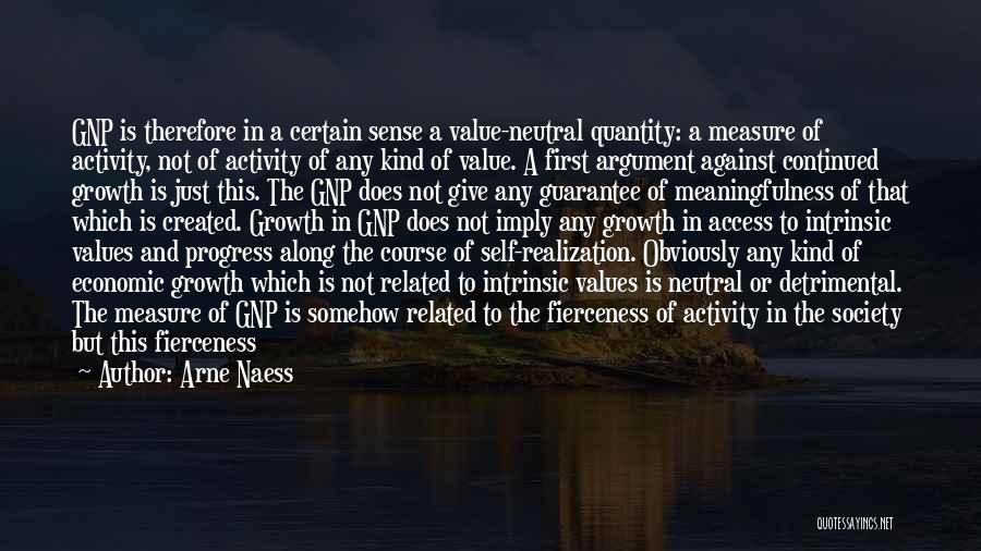 Self And Society Quotes By Arne Naess
