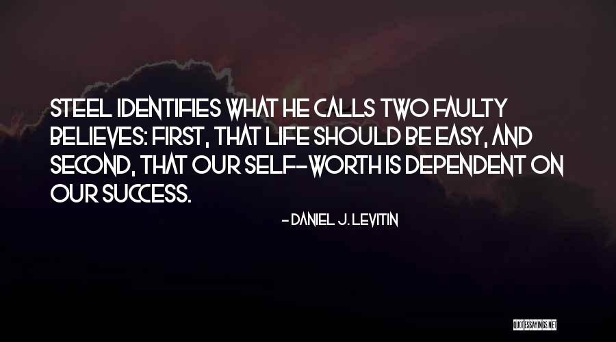 Self And Success Quotes By Daniel J. Levitin