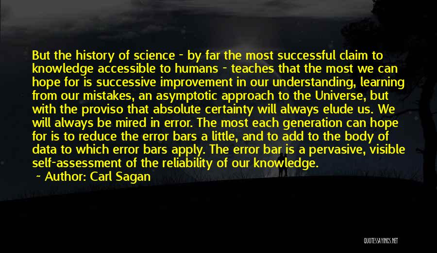 Self Assessment Quotes By Carl Sagan