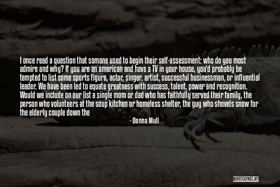 Self Assessment Quotes By Donna Mull