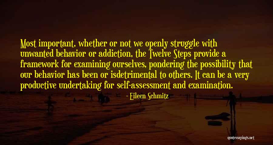 Self Assessment Quotes By Eileen Schmitz Self Assessment Quotes By Eileen Schmitz