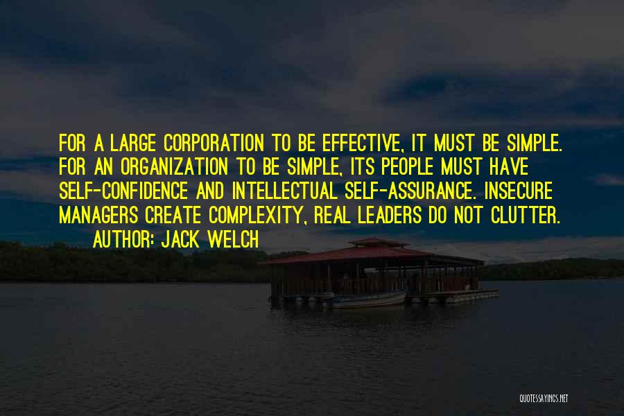 Self Assurance Quotes By Jack Welch