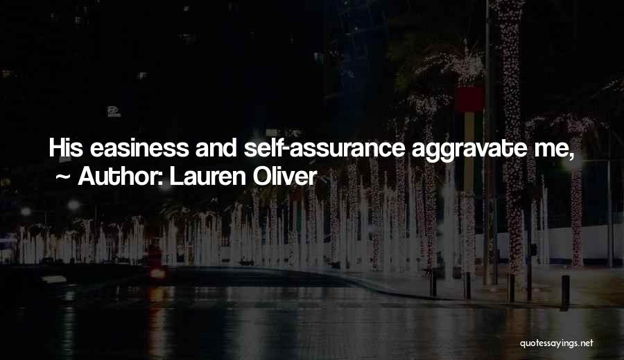 Self Assurance Quotes By Lauren Oliver