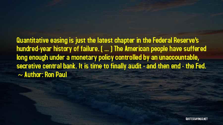 Self Audit Quotes By Ron Paul