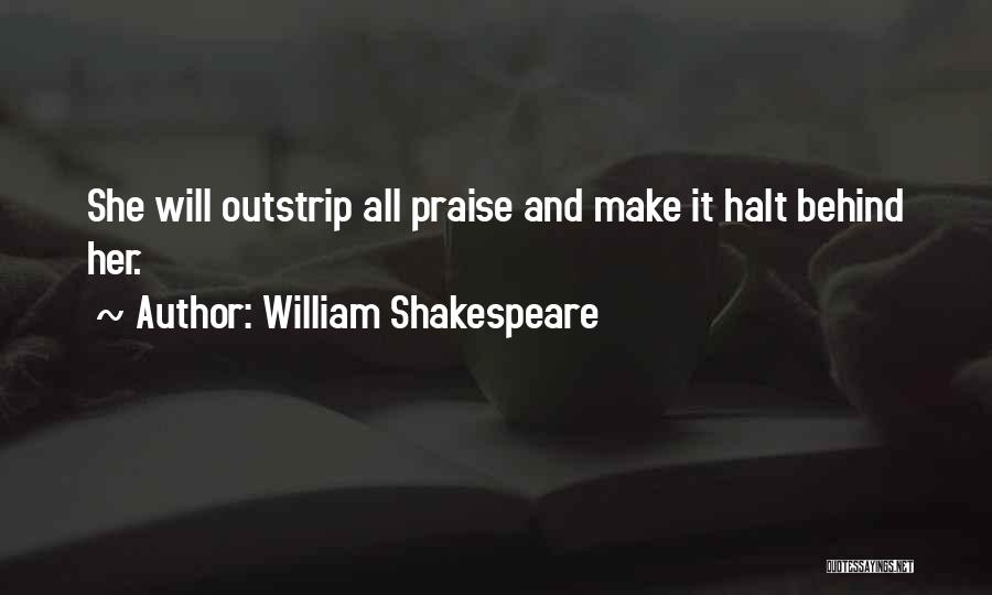 Self Beauty Praise Quotes By William Shakespeare