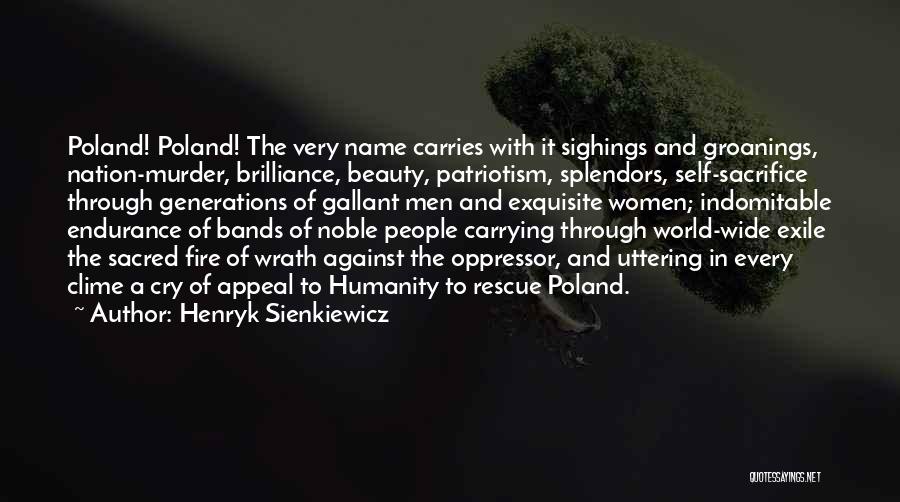 Self Beauty Quotes By Henryk Sienkiewicz
