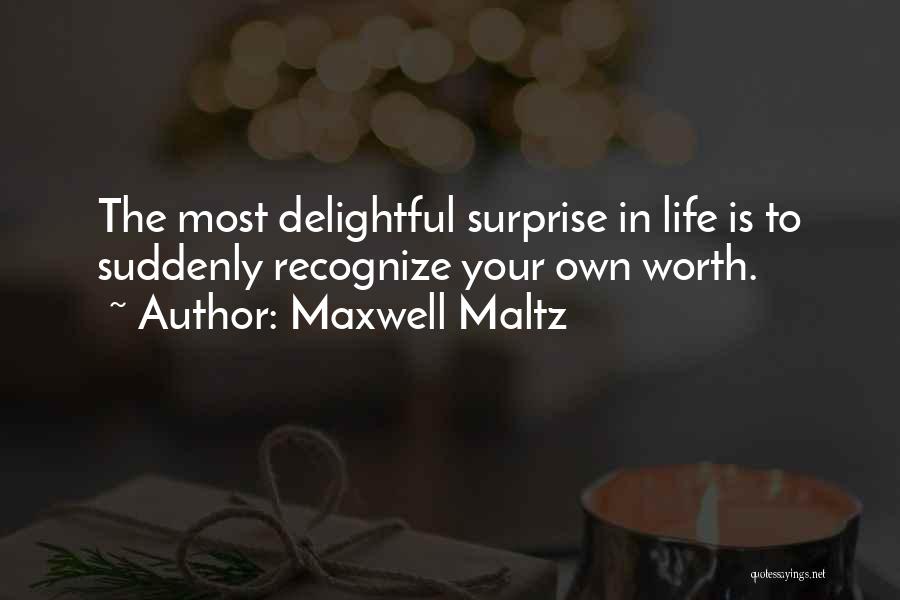 Self Belief Quotes By Maxwell Maltz
