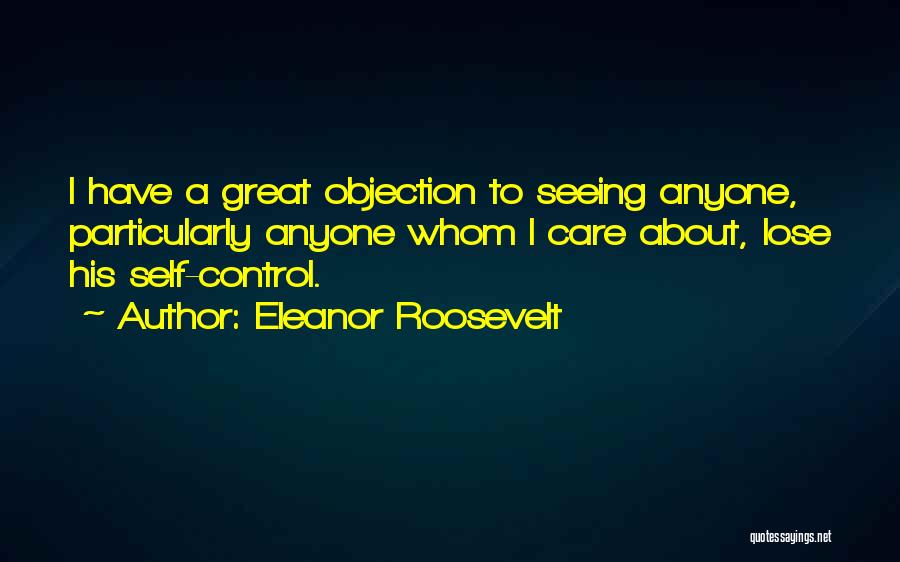 Self Care Quotes By Eleanor Roosevelt