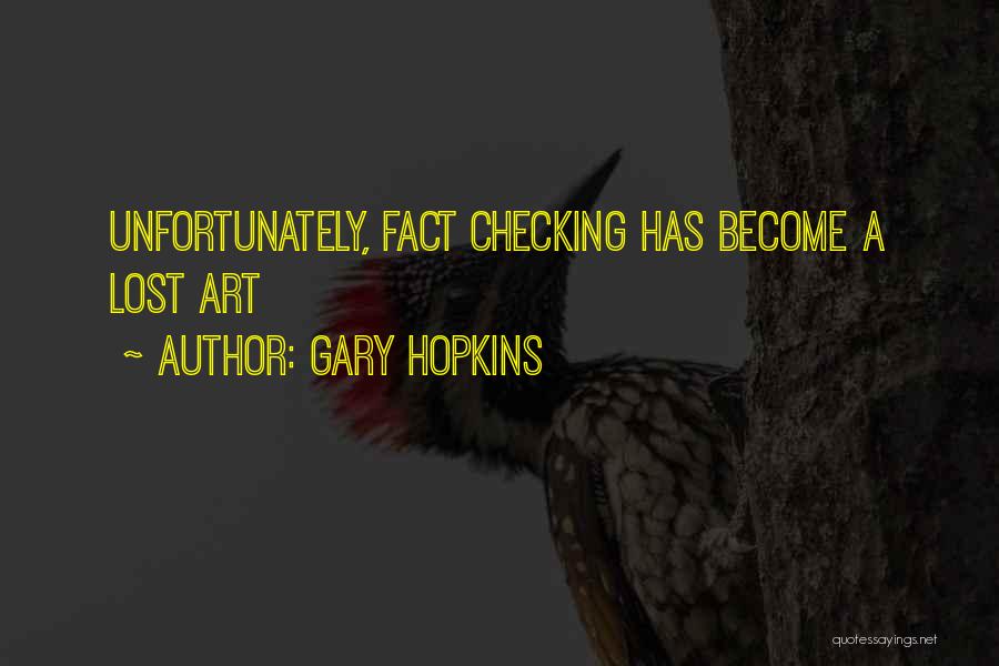 Self Checking Quotes By Gary Hopkins