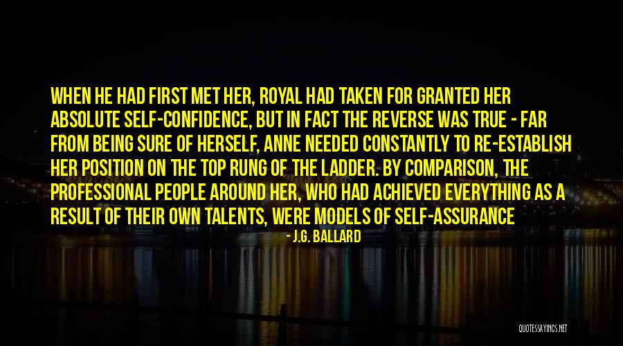 Self Comparison Quotes By J.G. Ballard Self Comparison Quotes By J.G. Ballard