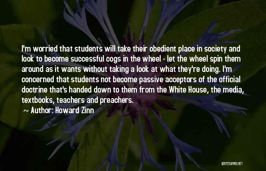 Self Complacency Quotes By Howard Zinn