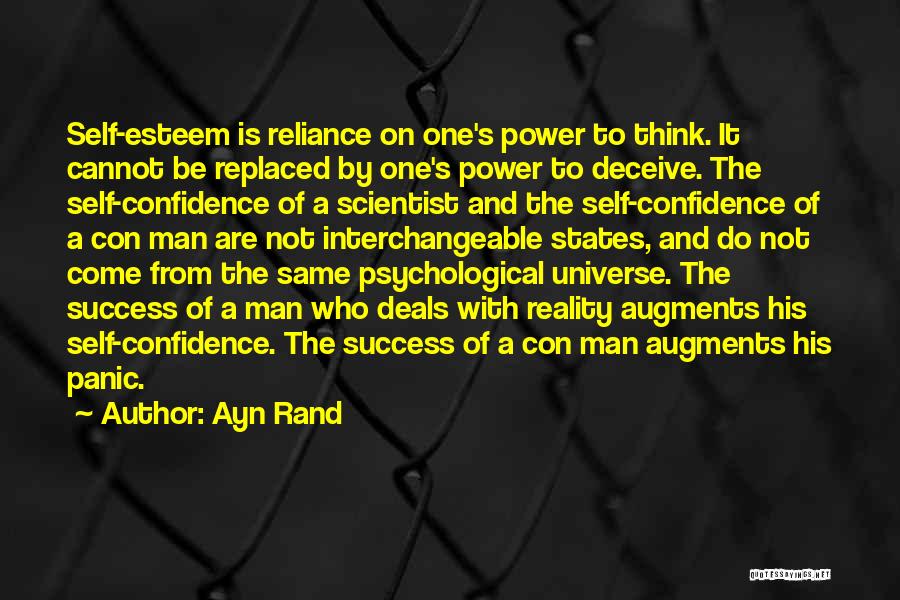 Self Confidence And Self Esteem Quotes By Ayn Rand
