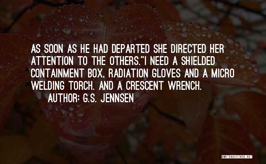 Self Containment Quotes By G.S. Jennsen