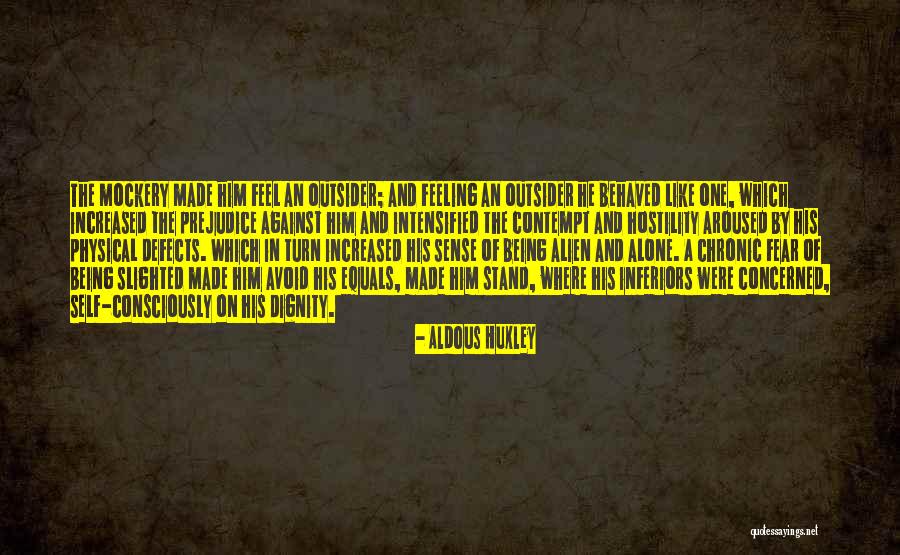 Self-contempt Quotes By Aldous Huxley Self-contempt Quotes By Aldous Huxley
