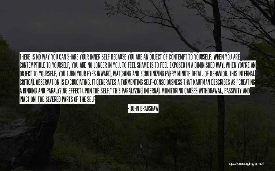 Self-contempt Quotes By John Bradshaw Self-contempt Quotes By John Bradshaw