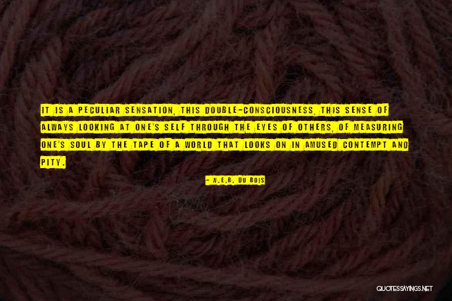 Self-contempt Quotes By W.E.B. Du Bois Self-contempt Quotes By W.E.B. Du Bois