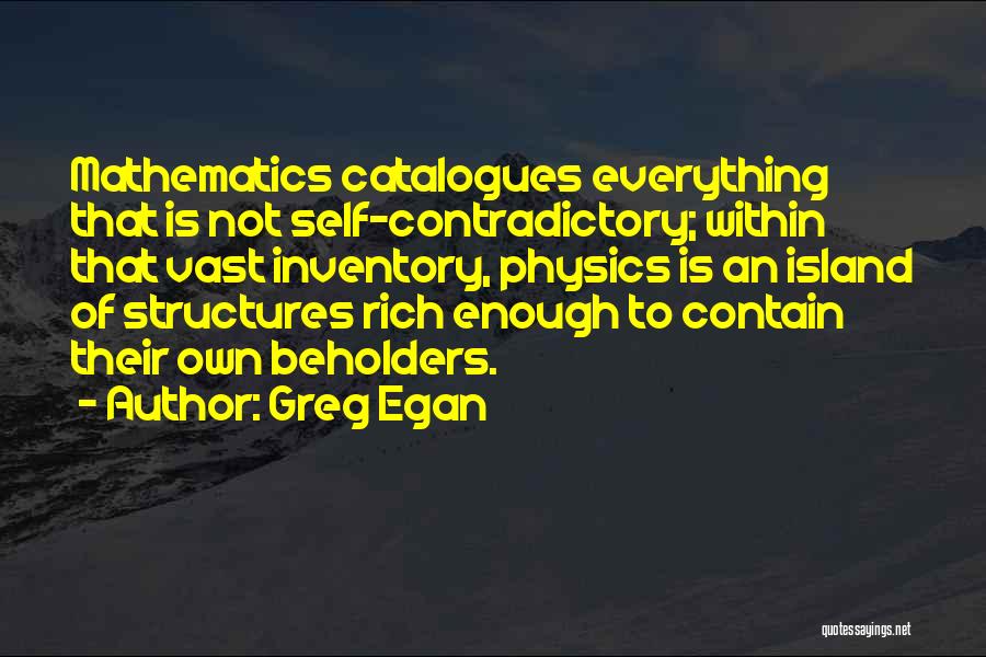 Self Contradictory Quotes By Greg Egan