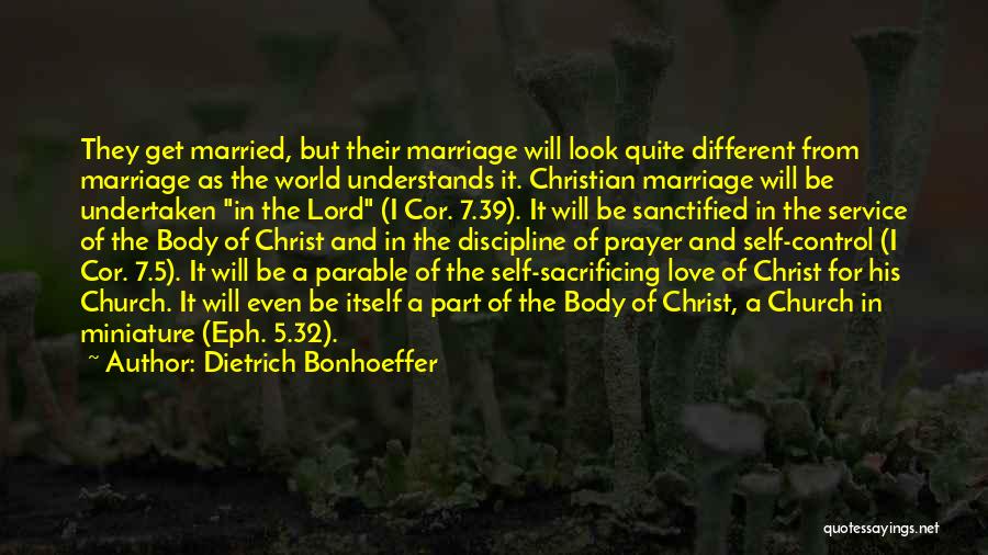 Self Control And Discipline Quotes By Dietrich Bonhoeffer