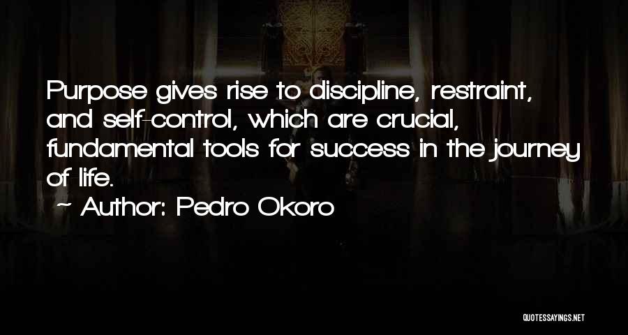 Self Control And Discipline Quotes By Pedro Okoro