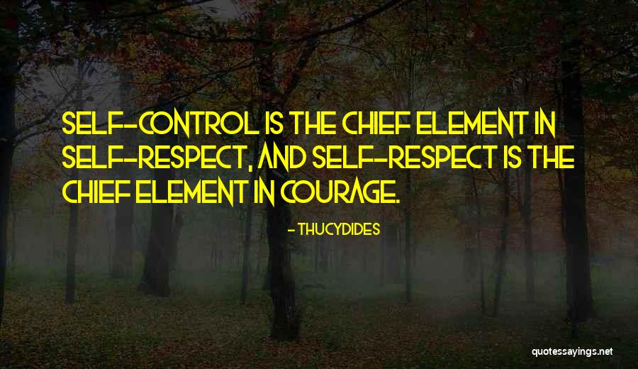 Self Control And Discipline Quotes By Thucydides