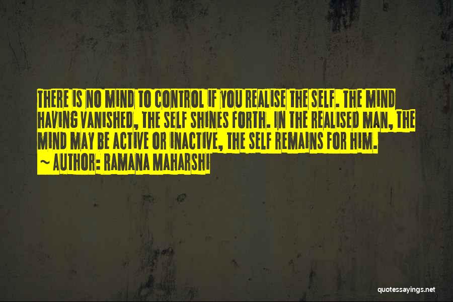 Self Control Quotes By Ramana Maharshi