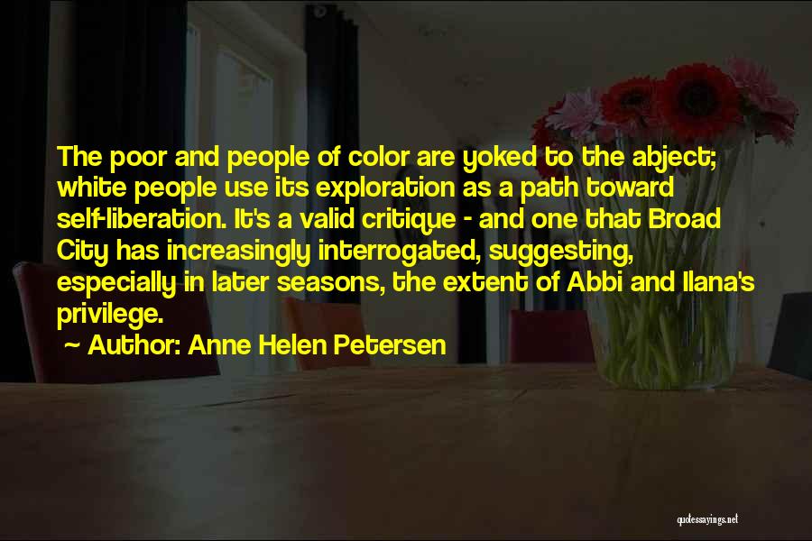 Self Critique Quotes By Anne Helen Petersen