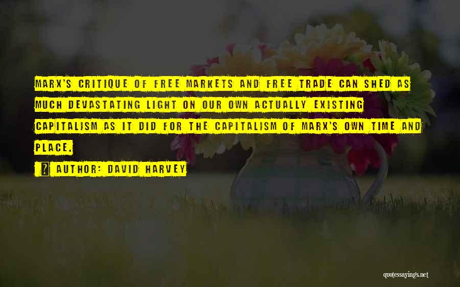 Self Critique Quotes By David Harvey