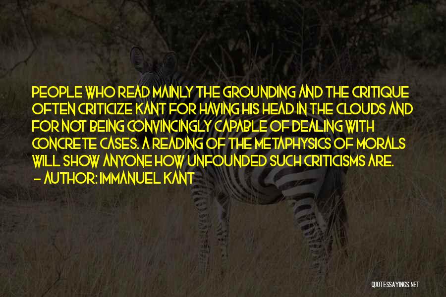 Self Critique Quotes By Immanuel Kant