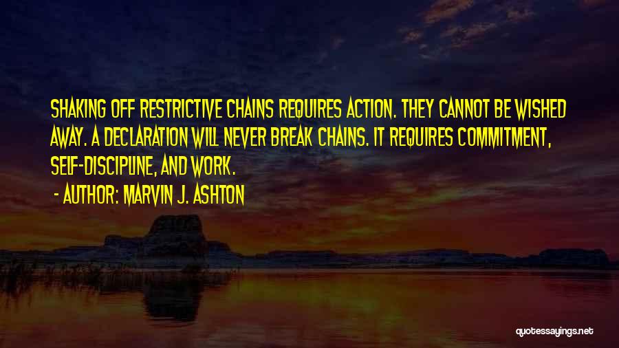 Self Declaration Quotes By Marvin J. Ashton