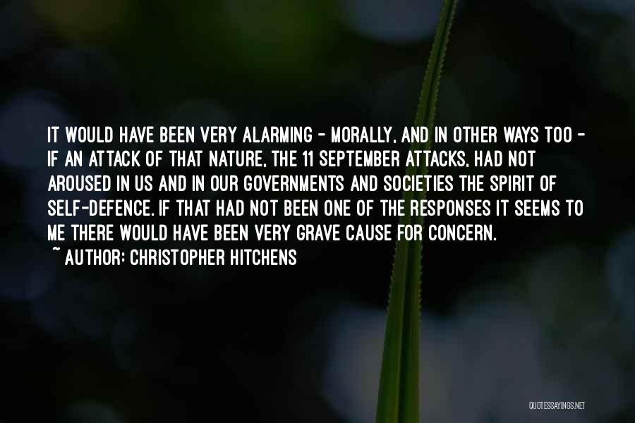 Self Defence Quotes By Christopher Hitchens