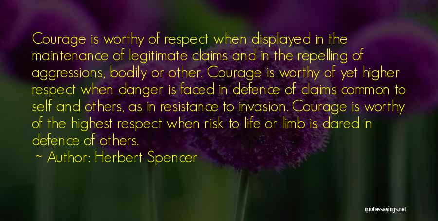 Self Defence Quotes By Herbert Spencer