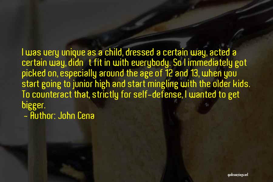 Self Defense Quotes By John Cena