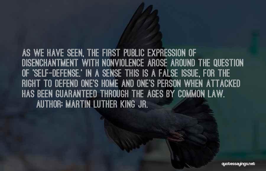 Self Defense Quotes By Martin Luther King Jr.