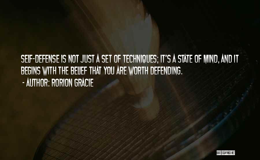 Self Defense Quotes By Rorion Gracie