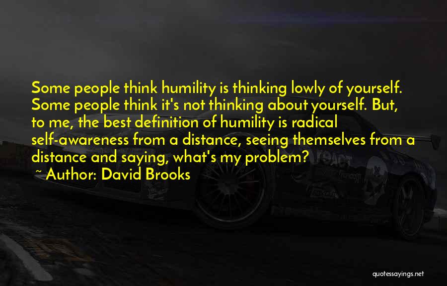 Self Definition Quotes By David Brooks